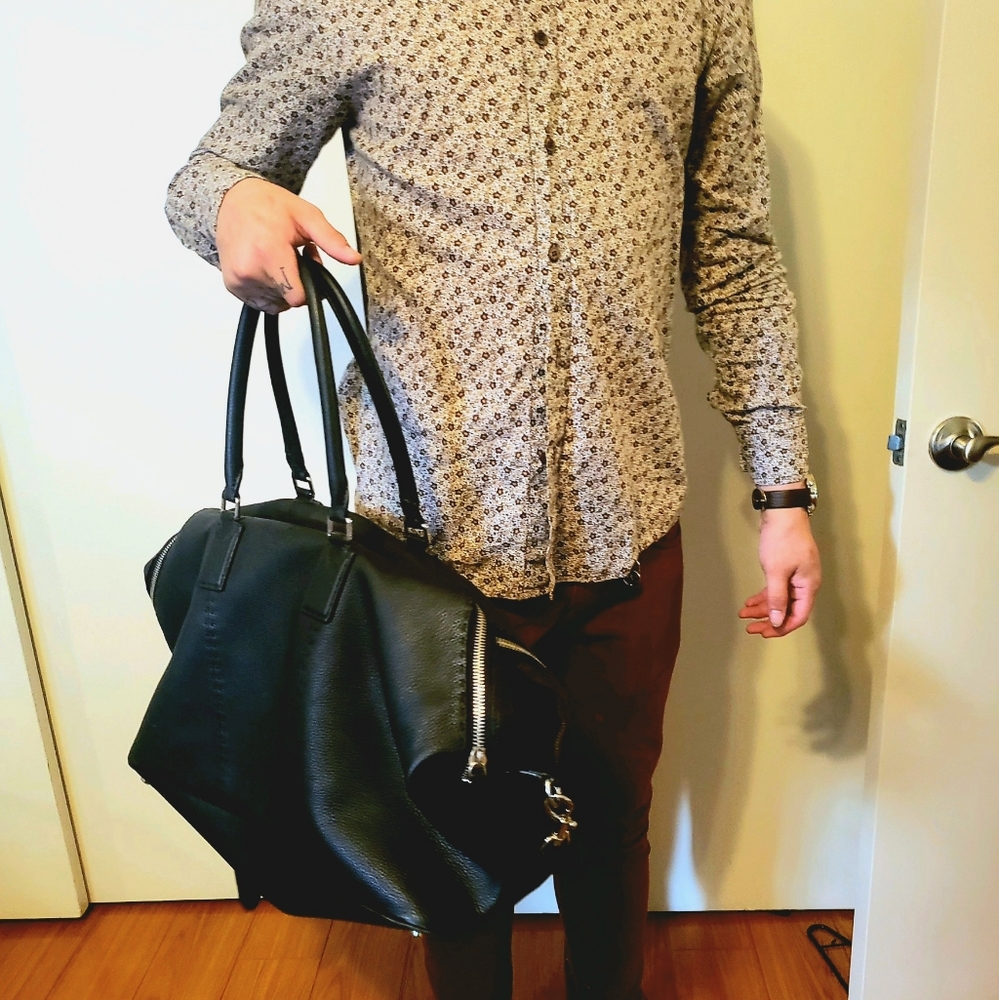 Fendi 'Selleria' leather duffel bag